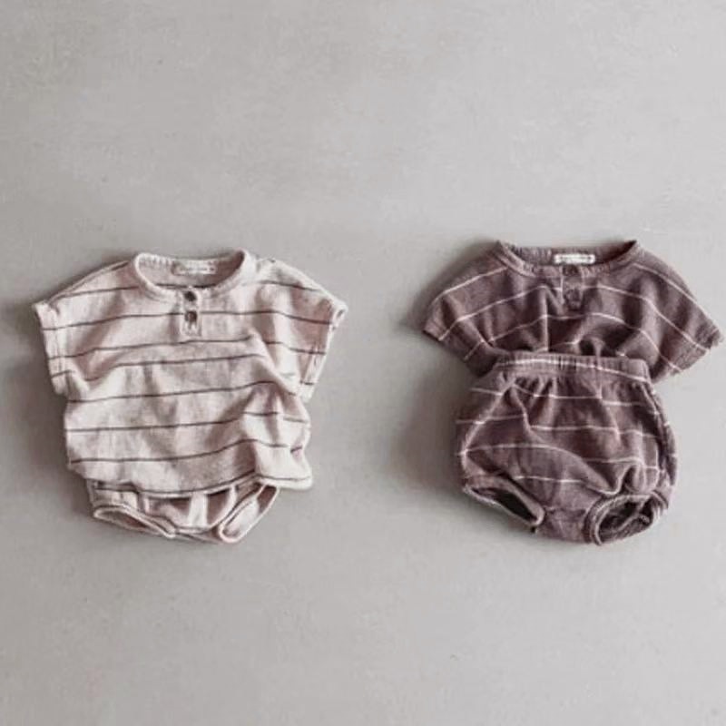 Baby Boy Suit Set Baptism - جديد الاطفال قصيرة الأكمام دعوى مخطط