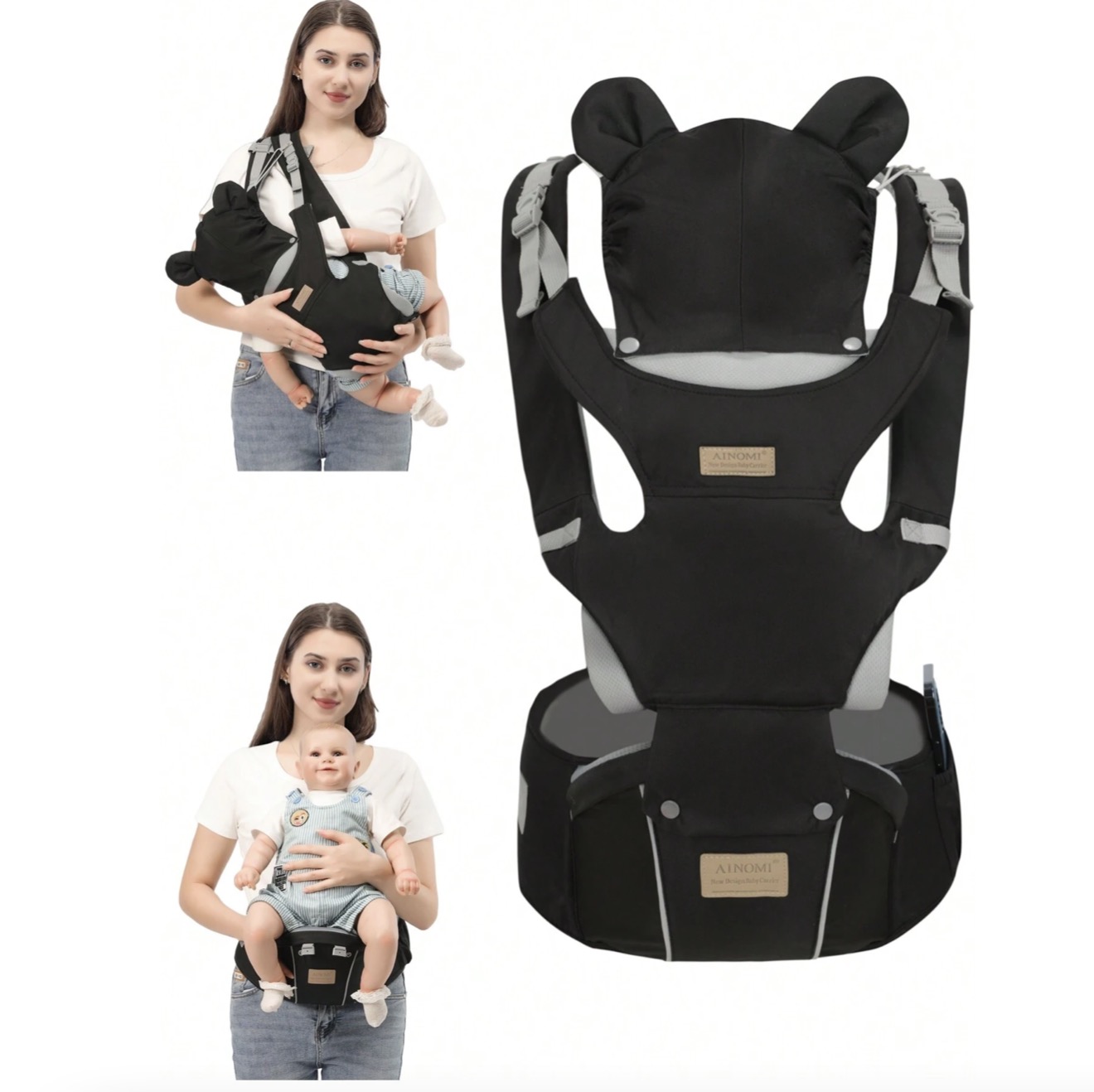 حمالة أطفال، حمالة أطفال 6 في  - مراجعة Ergonomic Baby Carrier Newborn To Toddler وسعره