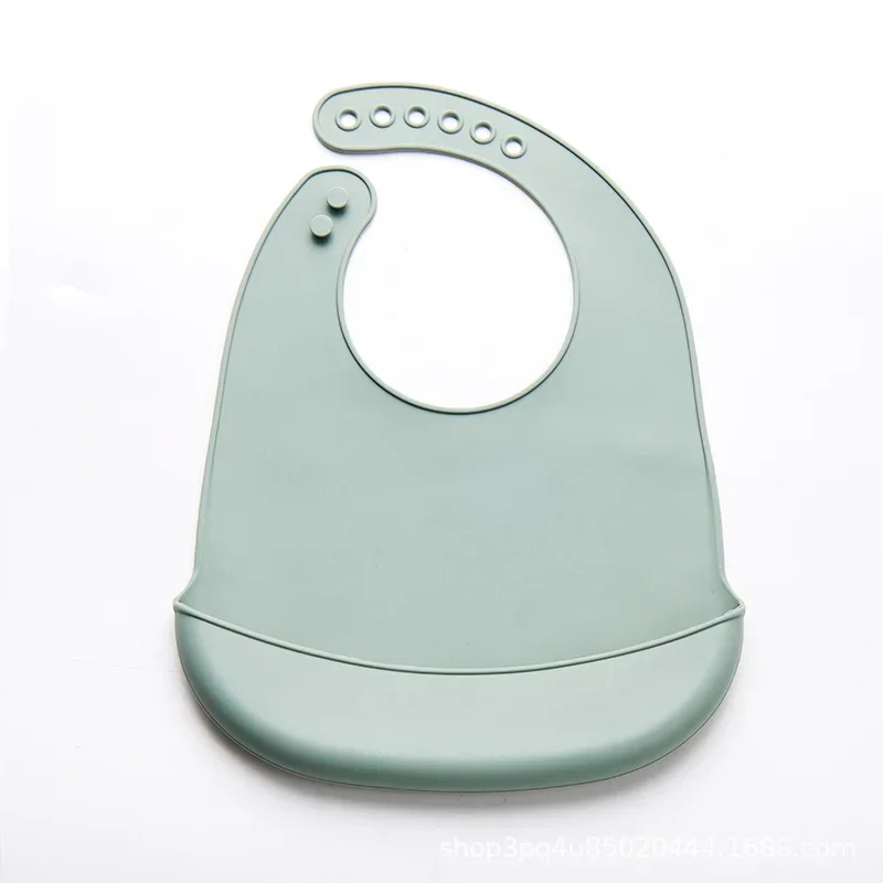 1/2 قطعة مريلة أطفال قابلة للت - مراجعة Waterproof Baby Bibs Silicone وسعره