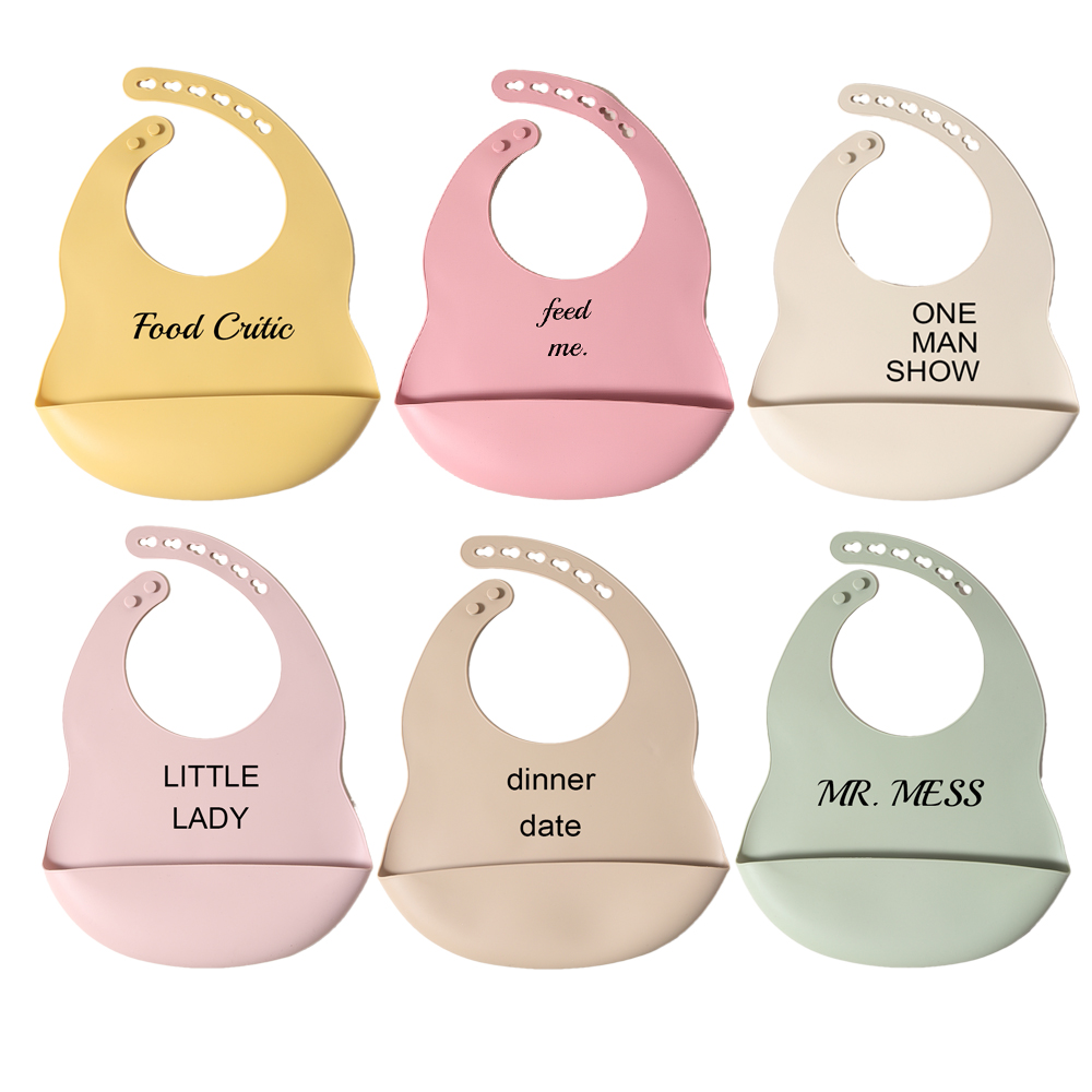 مرايل من السيليكون، رسالة اقتب - مراجعة Waterproof Baby Bibs Silicone وسعره