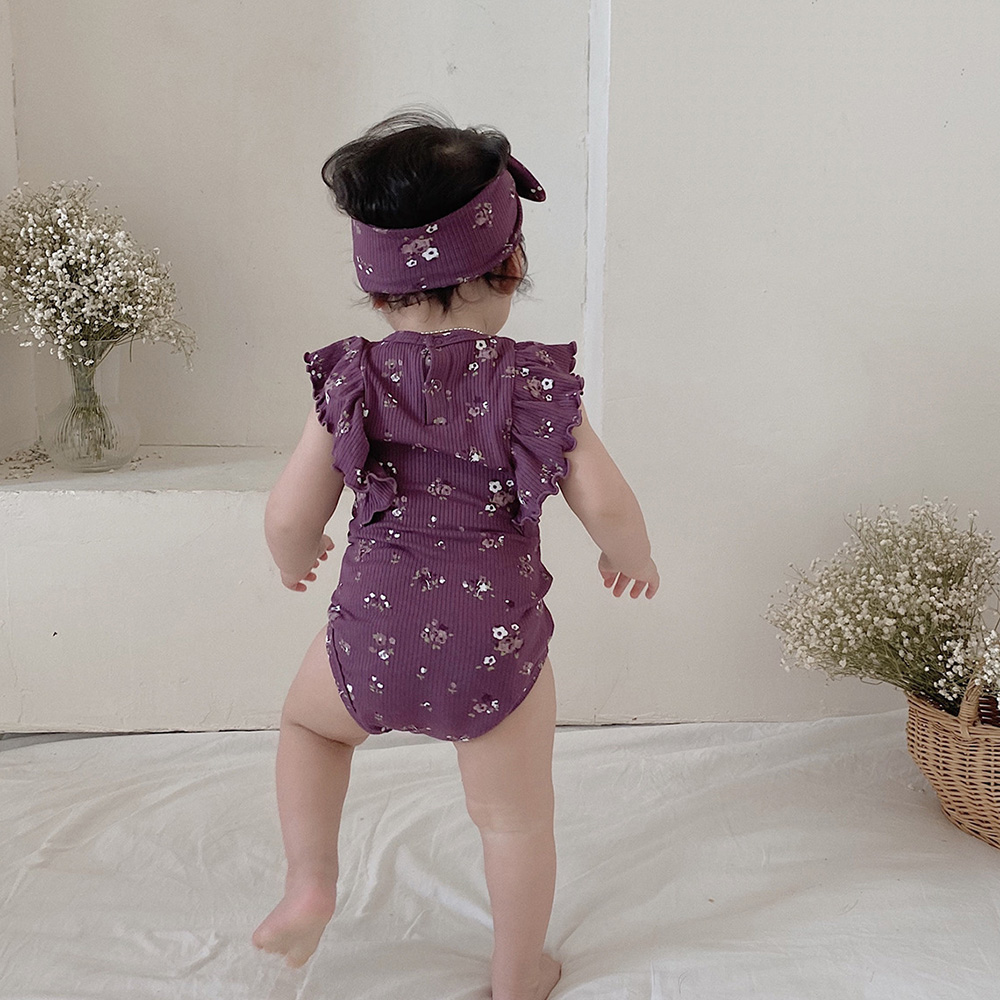 طقم ملابس بناتي حديثي الولادة  - مراجعة Newborn Baby Girl Romper Floral وسعره