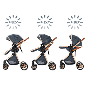 عربة أطفال 2 في 1 خفيفة الوزن  - مراجعة Lightweight Foldable Baby Stroller Compact وسعره