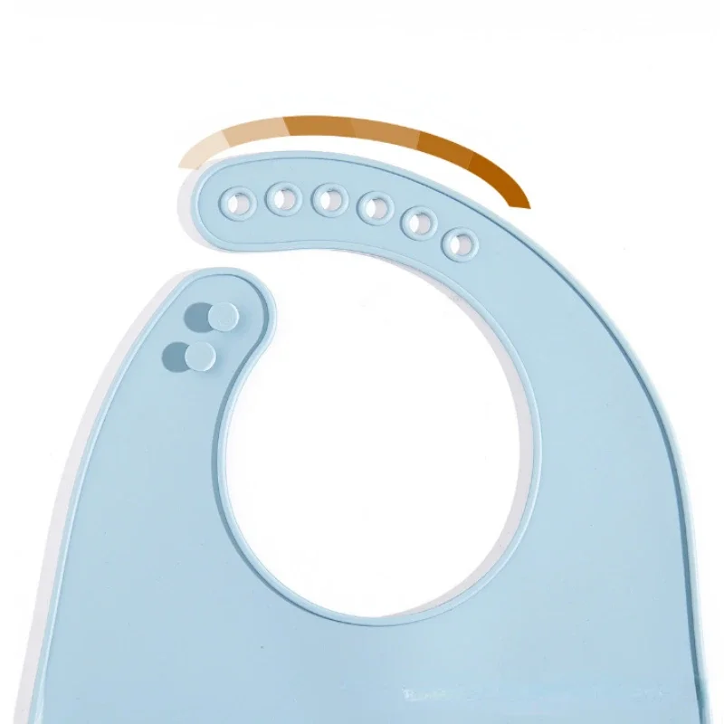 1 قطعة من مرايل الأطفال المصنو - مراجعة Waterproof Baby Bibs Silicone وسعره